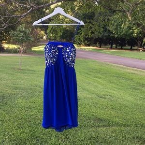 Blue Formal Cocktail Dress